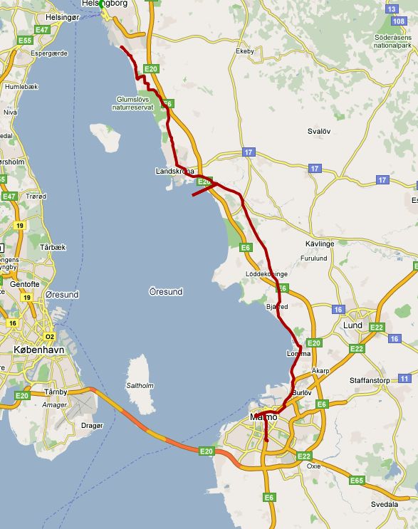 Tag 01 - Karte Goggle Maps