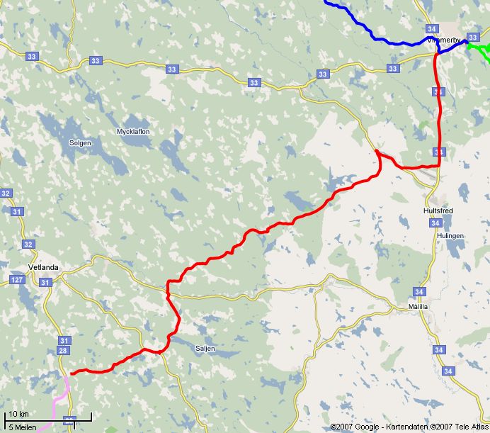 Tag 09 - Karte Goggle Maps