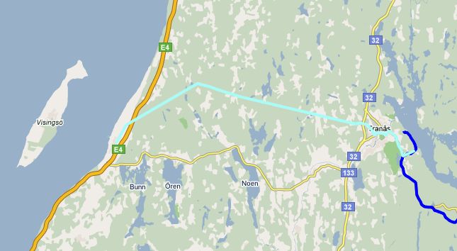 Tag 13 - Karte Goggle Maps